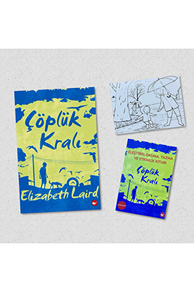 Beyaz Balina Yayınları ÇÖPLÜK KRALI / ETKİNLİK KİTABI / KARTPOSTAL BOYAMA HEDİYE