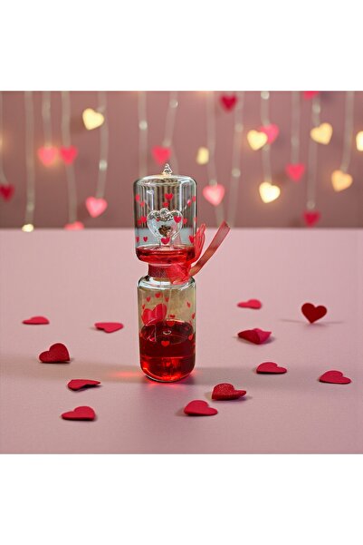 imosas Aşk Ölçer Romantik Kalpli Dekoratif Cam Obje