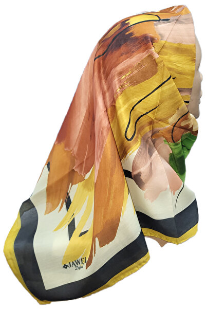 JAWEL KADIN TESETTÜR DİGİTAL DESEN SOFT EŞARP