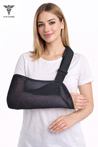 FixiCure File Kol Askısı Ortopedik Ayarlanabilir Omuz Askılığı Kırık Çıkık İç...