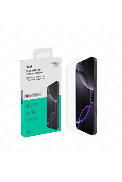 CAYK زجاج حماية فاخر يغطي بالكامل ويشمل الهاتف بالكامل، متوافق مع iPhone 12 /...