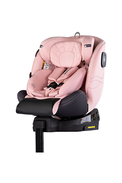 Chipolino Premium I-Size car seat 40-150 cm with Isofix system pink marshmallow
