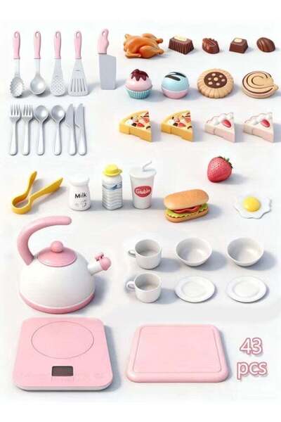 Generic Kitchen Playset,Kitchen Pretend Toy Set For Kids,Kitchen Toys Set,kit...