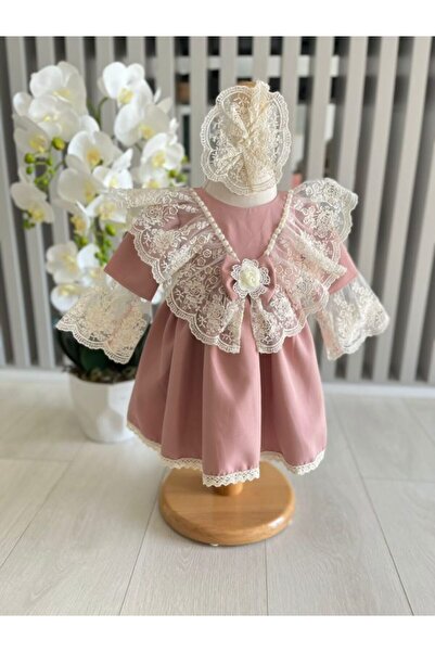 Inovius Rochita Botez Moni, Roz Pudra - DPH83 - Marime: 3-6 Luni