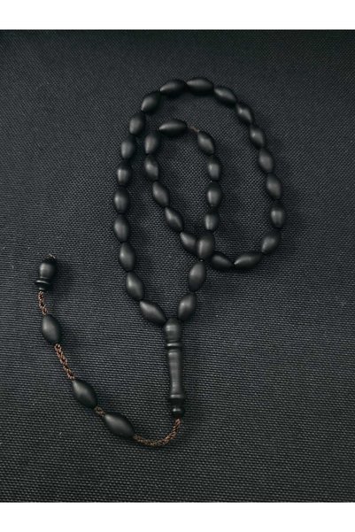 sarıyer silver Fiber Prayer Beads 33 Habbeli Arpa Cut System Tassel Fiber 33 Grain Prayer Beads Religion Islam Gift