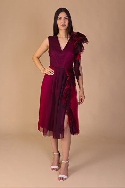 Ella Collection Rochie din voal in degrade de ocazie