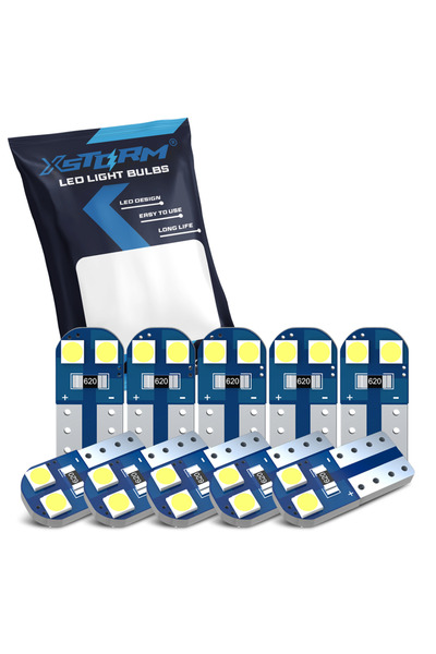 Other 10x LED bulbs W5W T10 Xstorm C15 PARKING LAMPS STRONG 4 SMD3030 - set (...