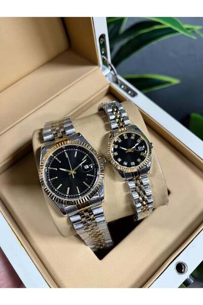 ÇENÇEN Yeni Sezon Özel Tasarım Takvimli Sevgili Çift Kol Saatleri