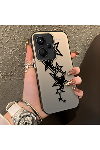 PATTERNOVA Redmi Note 13 Pro Plus+ 5G Uyumlu Kırılmaz Silikon Sevimli Yıldız ...