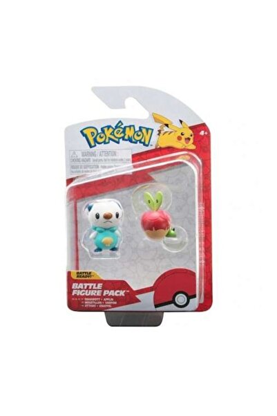 Jazwares Set de minifigurine Pokemon Battle - Oshawott & Applin