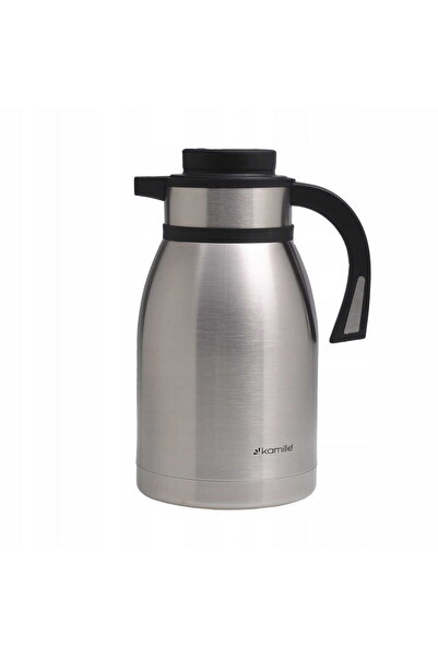 Kamille KM-2221 Conference Thermos, Stainless Steel, Thermal Insulation, 1.5L