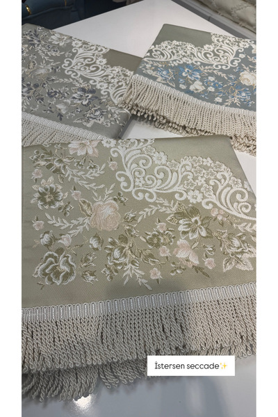 Nagihan taş Goblen kabartmalı Seccade