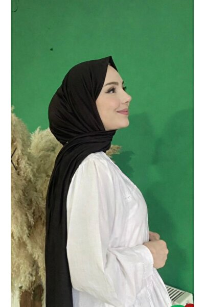 Linda Tok duruş siyah penye şal