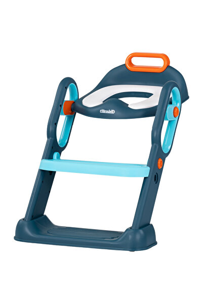 Chipolino Reductor toaleta cu scara Flippy blue