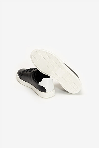 Calvin Klein Low Pro Cup Laceup Lth Moire Kadın Sneaker Siyah