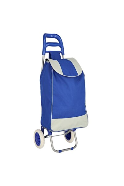 GRÜNBERG Foldable Market Cart, 38X20X96 Cm, 40 l, Grunberg 2 Wheels, BF206, Blue