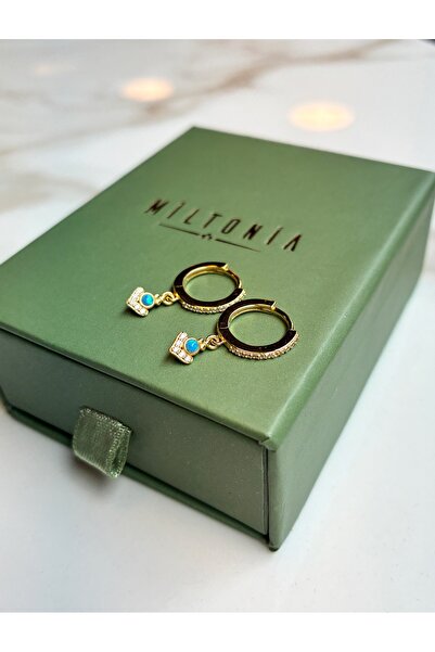 Miltonia Opal Taşlı Antik 925s Gümüş Küpe