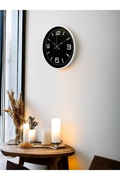 teknoparkx ساعة حائط مزخرفة حديثة مقاس 36 سم