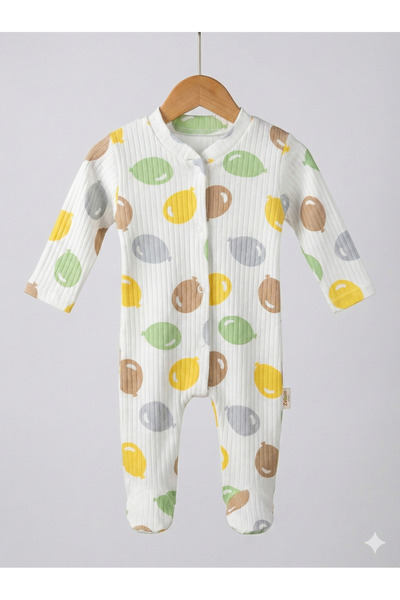 tinytrends Cotton Patterned Newborn Gift Baby Snap-On Romper