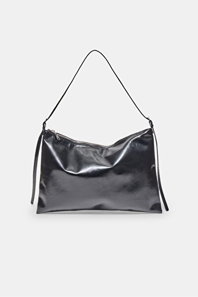 Stradivarius Yumuşak dokunuşlu mini fermuarlı omuz çantası