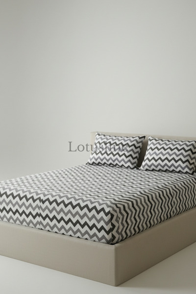 Lotusline Elastic Sheet Set Double / King Size Akfil Fabric