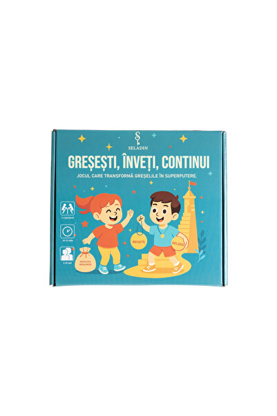 SELADIN Joc Educativ, Seladin, GRESESTI, INVETI, CONTINUI, , Antreneaza toler...
