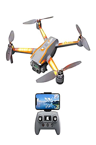 Qifit Katlanabilir HD Kameralı Drone – Çift Lensli, Optik Akış Sabitleme, LED...