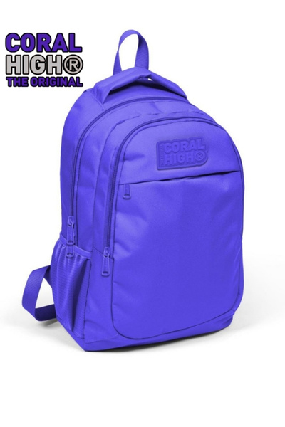 Coral High Üç Bölmeli Okul ve Günlük Kullanım Sırt Çantası