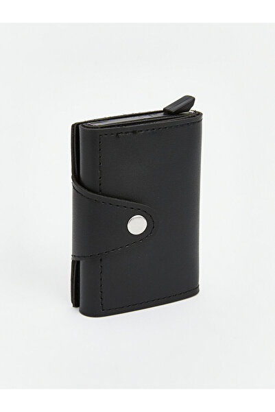 LC Waikiki محفظة جلدية سوداء كبيرة الحجم من GULIS GİYİM تحتوي على مظهر جلدي ف...