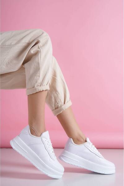 guijarro White Comfort Sneaker 5cm