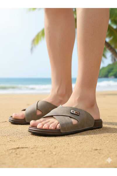 Witta Men's Anatomical Sole Cross Model Slippers