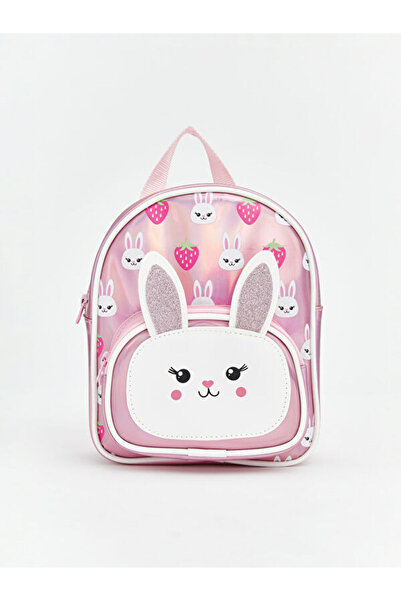 LC Waikiki Rmz Gi̇yi̇m Farki̇yla Rabbit Printed Girls' Backpack
