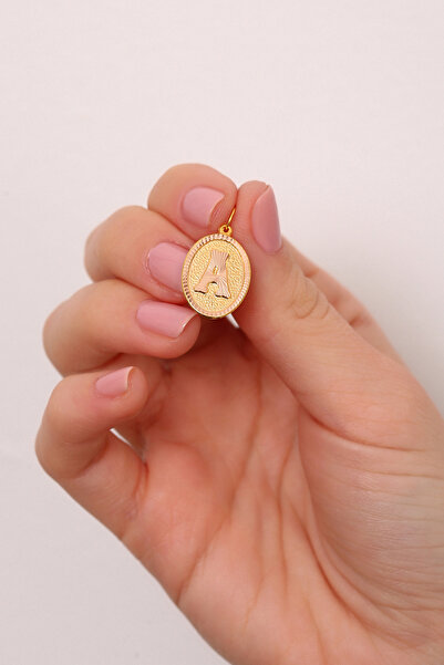 Altınkesesi 8 Ayar Altın Pres Harf Kolye Ucu