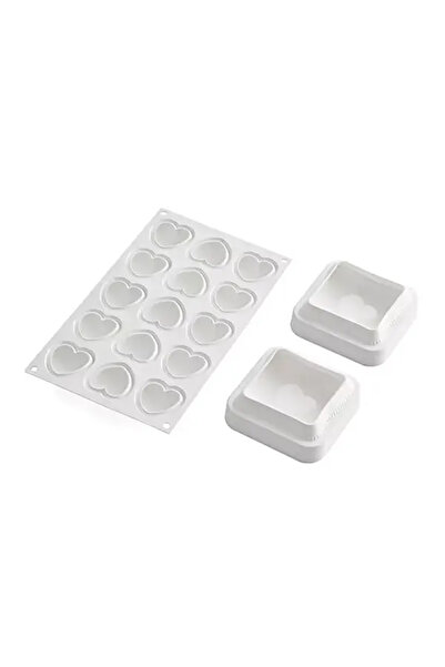 silikomart Kit forme din silicon Ti Voglio Bene 270, 7 Forme Pernuta si o for...
