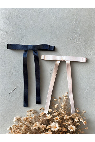 NYUZA Satin Thin Tail Automatic Buckle Set of 2