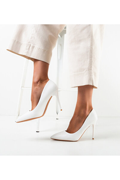 BENOTTİ Oknam White Heels Size 36