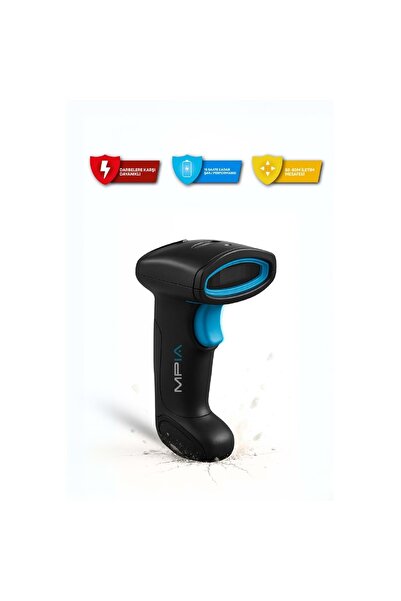 Midcom Mpia Bs-2 Wireless 1D/2D Barcode & Qr Code Reader with Stand