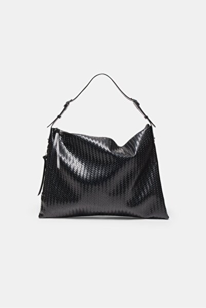 Stradivarius Yumuşak dokulu fermuarlı omuz çantası