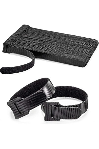 The Bros 80 قطعة من أربطة الكابلات القابلة لإعادة الاستخدام، أربطة تنظيم أسلا...