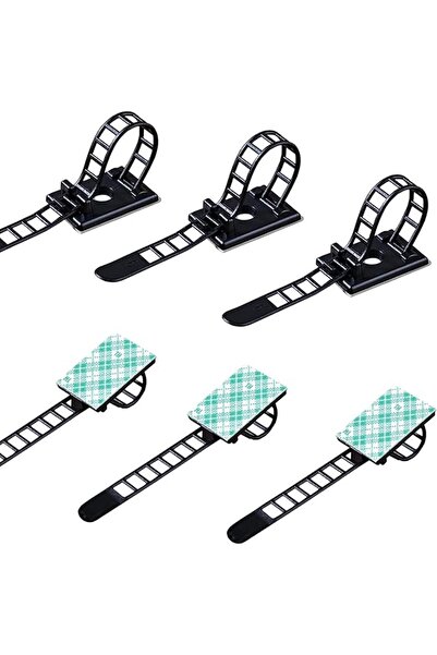 The Bros 50 قطعة من مشابك تنظيم الكابلات أسفل المكتب، ومنظمات الأسلاك، ومشابك...