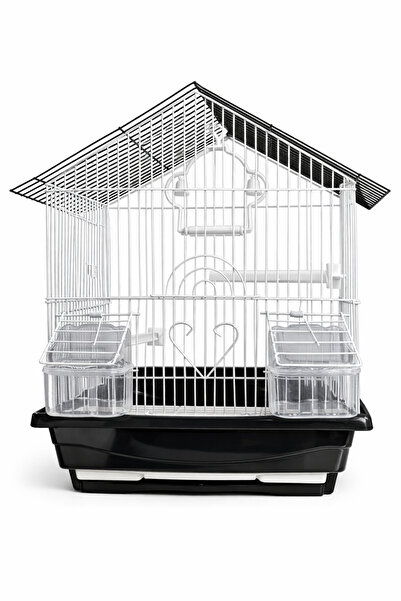 KUS Beyaz Dekoratif Kuş Kafesi – Büyük Boy – Sadece Kafes