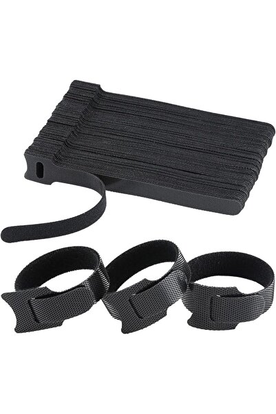 The Bros مجموعة من 100 قطعة من أربطة الكابلات القابلة لإعادة الاستخدام من COO...