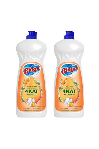 Bingo Elde Bulaşık Deterjanı Mandalina 1500 Ml x 2 Adet