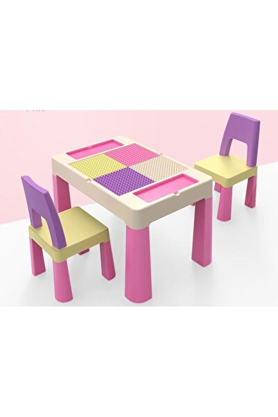 Fab N Funky طقم طاولة وكراسي متعدد الوظائف للأطفال، يوفر وقت لعب ممتع، تصميم ...