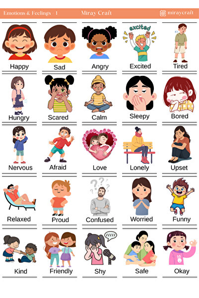 MirayDesign صفحة واحدة من الملصقات لاستكشاف اللغة الإنجليزية - صفحات ملصقات ت...