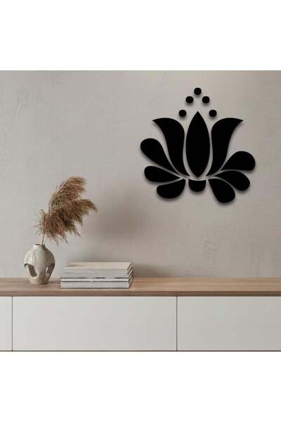 Generic "منحوتة أكريليك أسود - مقاس ٥٠*٥٠ - AC-11202602