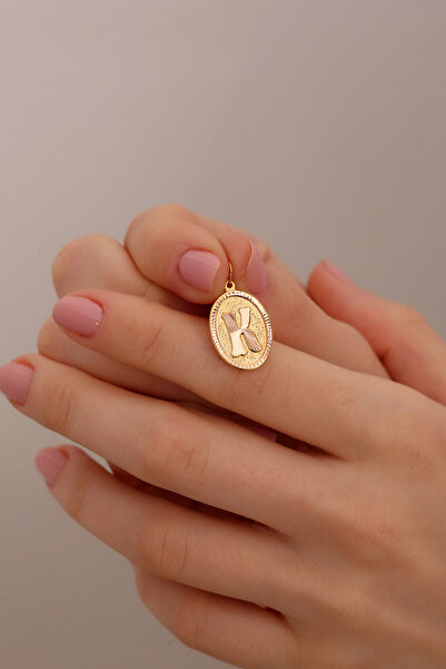 Altınkesesi 8 Ayar Altın Pres Harf Kolye Ucu