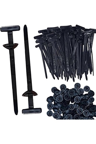 The Bros 200 قطعة من مشابك ربط الكابلات العالمية المصنوعة من النايلون: حامل ر...