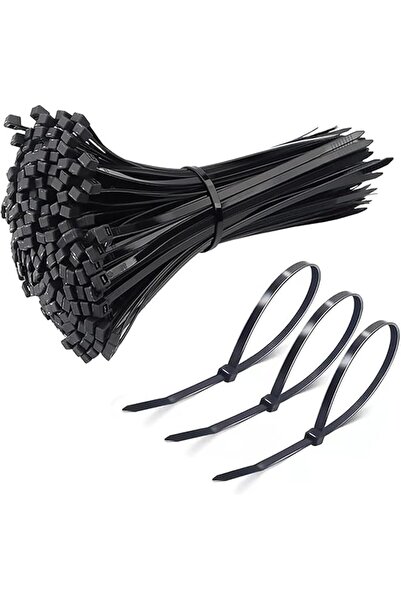 The Bros أربطة كابلات ذاتية القفل | 300 × 3.6 مم | 12 بوصة | 100 قطعة، أسود |...