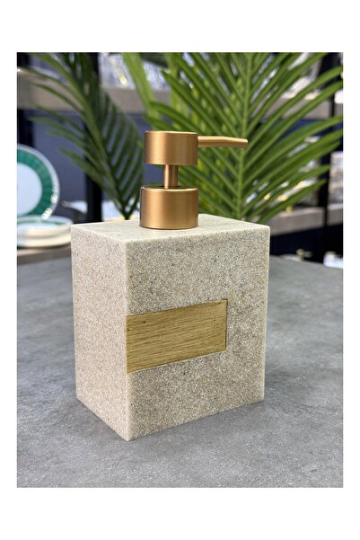 Doğudeko Luxury Polyurethane Liquid Soap Dispenser Vera Gray
